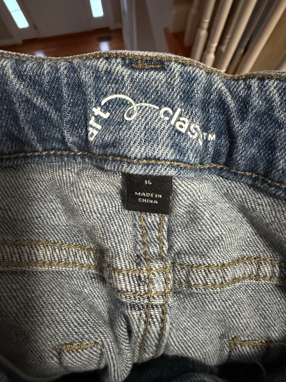 art class Distressed Light Blue Straight-Leg Jeans
